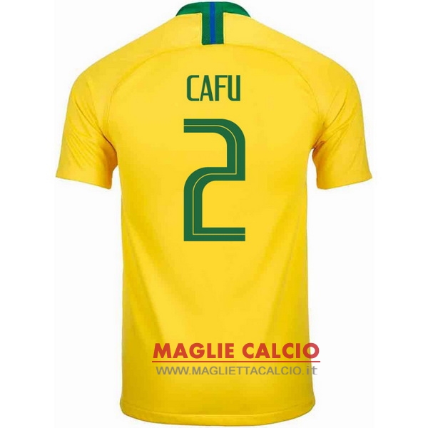 maglietta brasile 2018 cafu 2 prima